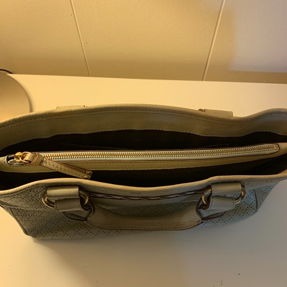 Celine Cream Color Boogie Leather Handbag - Picture 6 of 15